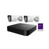 kit De Surveillance TIANDY NVR + 2 Caméra IP COULEUR + AUDIO 2MP + HDD 1TB