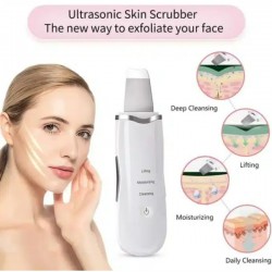 Pelle en cuir hydratante et nettoyante avec massage par vibrations
