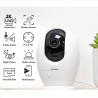 Camera wifi 4MP Schutz la marque allemand