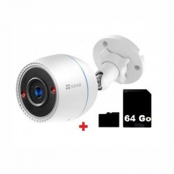 Caméra Surveillance WIFI - 1080P - extérieur - détection humaine + Carte Micro SD 64Go