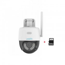 Caméra Surveillance wifi - 3MP - Mini speed dome - full color - color vu + carte memoire 32Go