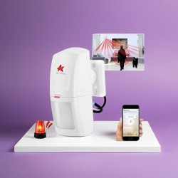 Détecteur de mouvement - Radar sans fil - Compatible avec centrale