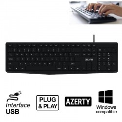 Clavier D'Ordinateur - filaire USB - arabe et français