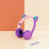 Casque bluetooth - Micro SD - LED Lumière Colorée - CAT