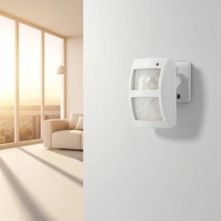 Détecteur de Mouvement - amc  - Radar Filaire Extérieur - Double Technologie - PIR