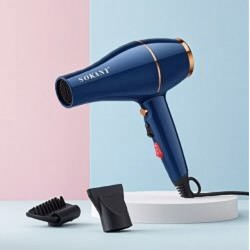 Sèche Cheveux Professionnelle - 2600 W - bleu