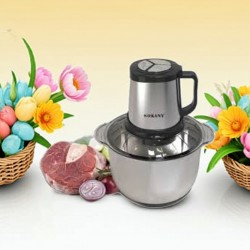 Hachoir électrique Professionnel - 800W - Bol en Inox - 5L - sk-7015
