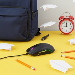 Souris Optique - Filaire - USB - Gamer - RGB BACKLIT