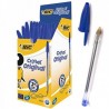 Stylo Bic Cristal 50 pièces Bleu - Noir