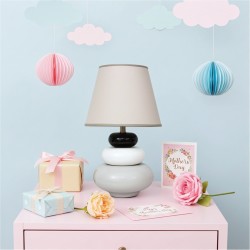 Veilleuse de table 40cm couleur GREIGE