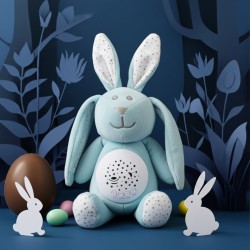 Doudou lapin lumineux et musical
