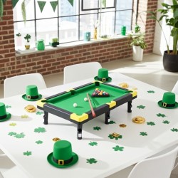 Mini jeu de table de billard avec boules et baguettes amusant pour les enfants