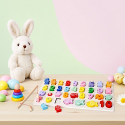 jeu educatif Puzzles de Tri en bois