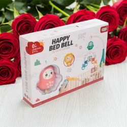 manège de lit bébé, jouet musical rotatif à 360° avec commande