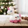 Jouet musical interactif licorne avec lumière lumineuse et musical