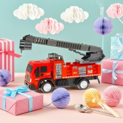 Camion de pompiers 20 cm commandée à distance (chargeable)avec échelle extensible et pivotante