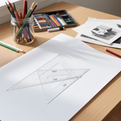 rotring Équerre à dessin Centro, kit de 2