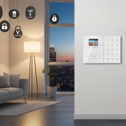 Centrale d'alarme GSM + WIFI - 2en1 - Sans Fil et Filiaire