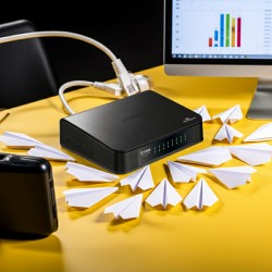 Switcheur Réseau Informatique de bureau - 16 Ports