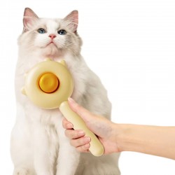 Brosse de Massage à bouton – Toilettage Facile et Confortable