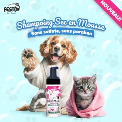 Shampoing Sec en Mousse FESTIN 150ml – Bain Express Sans Rinçage
