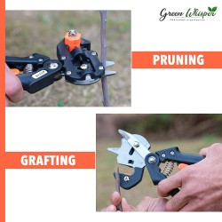 Ciseau de jardin à deux lames pour greffer des arbres