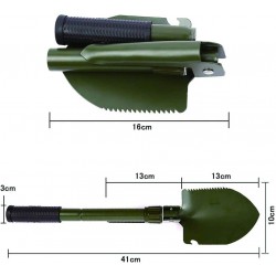 Mini Pelle Pliante Multifonction en Acier