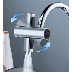 Robinet Pulvérisateur sous pression rotatif multifonctionnel 4 en 1, rallonge d’économie d’eau