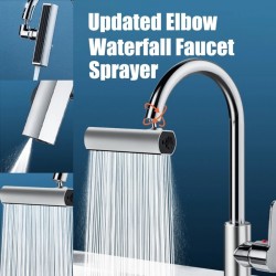 Robinet Pulvérisateur sous pression rotatif multifonctionnel 4 en 1, rallonge d’économie d’eau