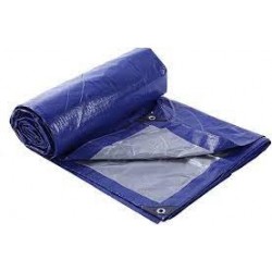 Bâche imperméable résistante en PVC – 3m x 4m – Bleu