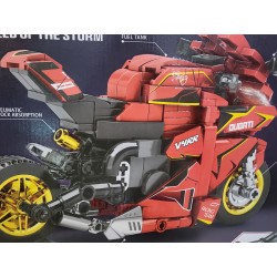 Blocs de construction de moto Ducati Panigale V4R, MOTO 410 pièces