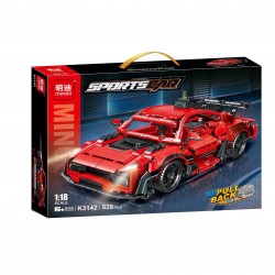 Blocs de construction Mingdi Sparstcar K3142 à l'échelle 1:18, composé de 528 pièces
