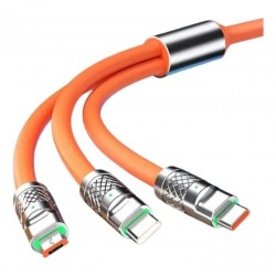 Câble De Charge Rapide 120W Universel Lightning / USB-C / MicroUSB