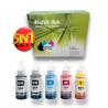 Pack de 5 Bouteilles 100 ML Compatible Epson