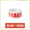 Ruban Adhésif FRAGILE PP 5 cm x 50 m – Résistant