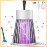 Lampe Anti-Moustique Électrique – Piège à Insectes Silencieux et Efficace