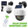 Lampe de sécurité solaire à détecteur de mouvement