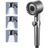 Pommeau de douche haute pression réglable avec filtre, 3 modes, économie d’eau