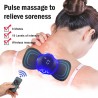 Mini masseur électrique portable EMS, écran LCD, 8 modes,avec Remote Contrôle