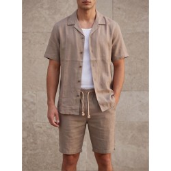 Chemise en Lin pour Homme à...
