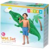 Crocodile gonflable à chevaucher de la marque Intex