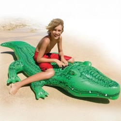 Crocodile gonflable à chevaucher de la marque Intex