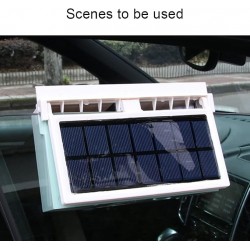 Ventilateur extracteur solaire pour fenêtre de voiture
