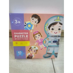 puzzles éducatifs pour enfants thème des métiers et des personnages 45 pièces