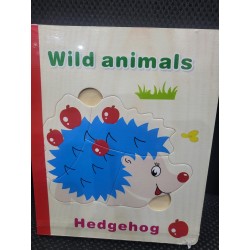 Livre puzzle en bois (thème ANIMAUX)