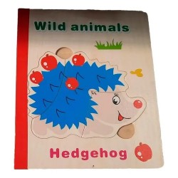 Livre puzzle en bois (thème ANIMAUX)