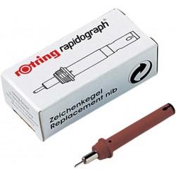 Pointe de rechange pour stylo technique Rotring 0,10 mm REF:R713010