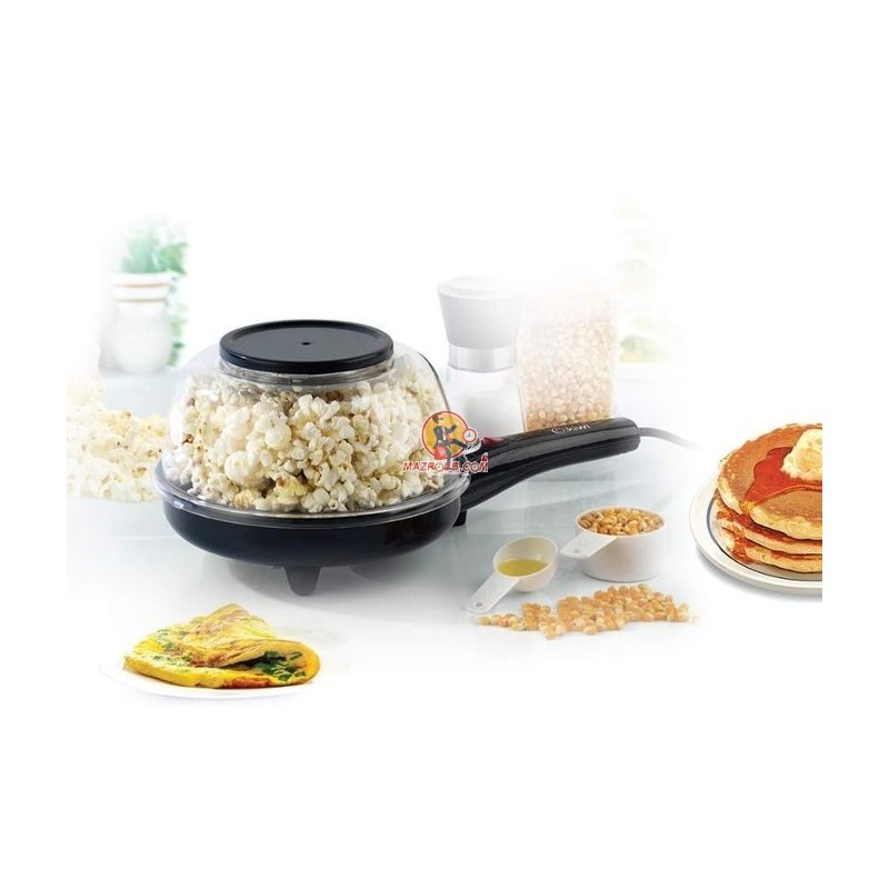 Kiwi Machine 3 en 1 - Omelette - Pop Corn - Crêpes - KSM-2418 - Blanc - Garantie 1 an