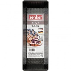 Zenker Moule à cake - 30CM - Pure - RE3972 - Noir - Garantie 1 an