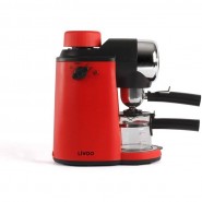 Livoo Machine à café expresso - DOD159 - Rouge - Garantie 1an